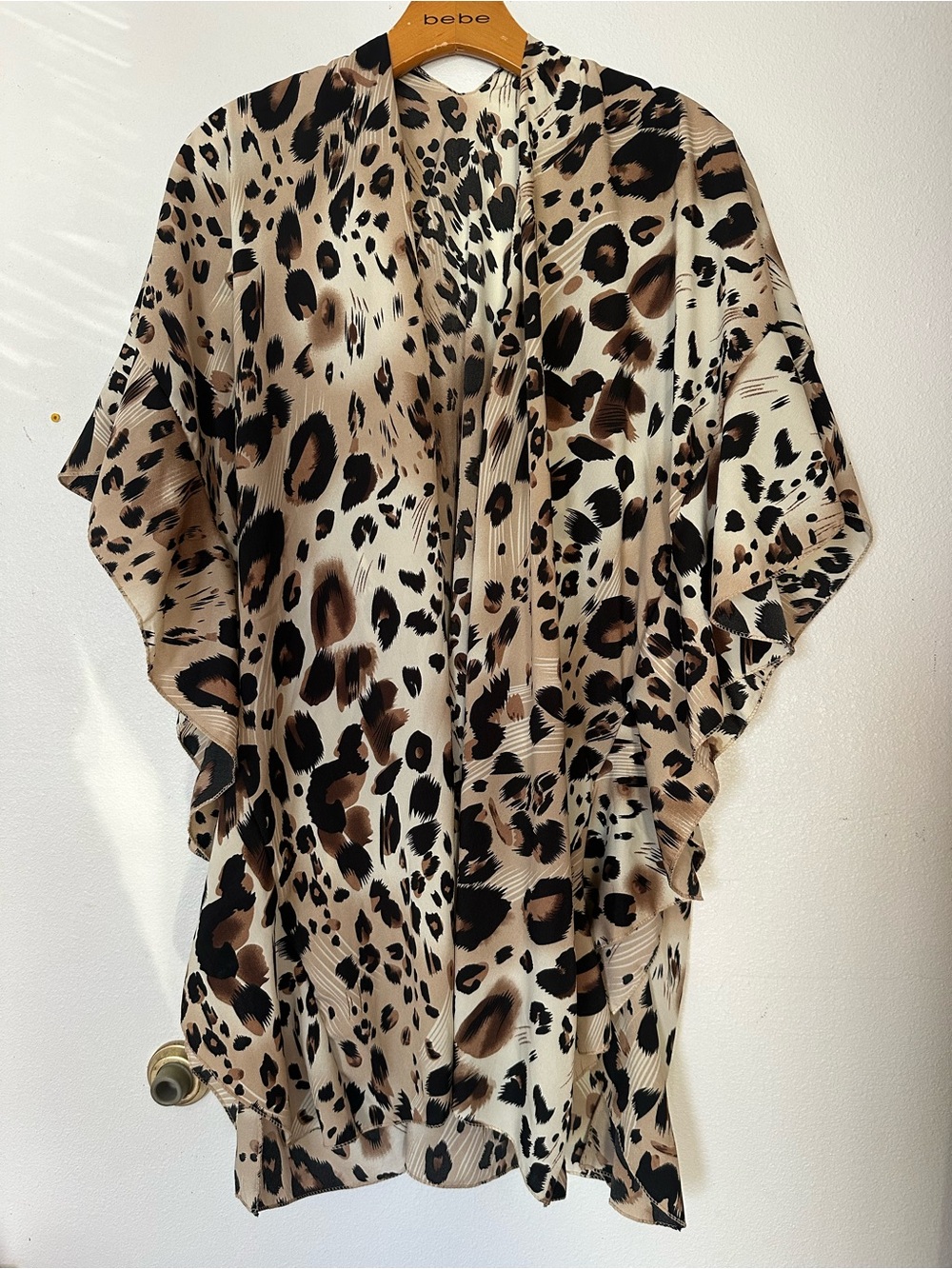 Animal print shawl